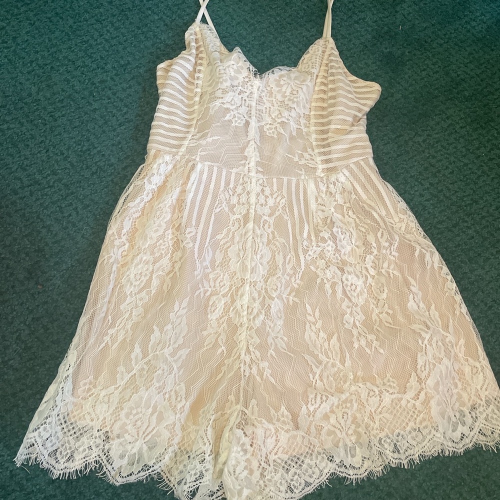 Cute lace summer time romper